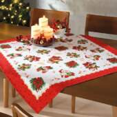 Toalha de Mesa Athenas Quadrada Dohler Natal 111 78x78cm FL