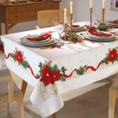 Toalha de Mesa Athenas Retangular Dohler Natal 105 1,60x2,50mts
