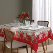 Toalha de Mesa Athenas Retangular Dohler Natal 120 1,60x2,50mts