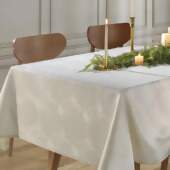 Toalha de Mesa Jacquard Lumina II Quadrada Dohler Natal TJ-4885 A 1,60x1,60mts