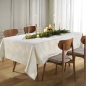 Toalha de Mesa Jacquard Lumina II Retangular Dohler Natal TJ-4885 A 1,60x2,70mts FL