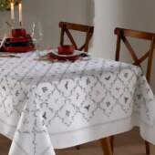 Toalha de Mesa Renova Quadrada Natal-127 Dohler 1,40x1,40m