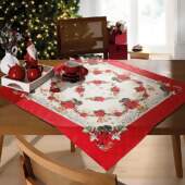 Toalha de Mesa Renova Quadrada Dohler Natal 116 78x78cm FL