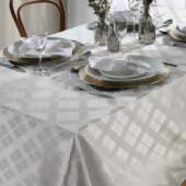 Toalha de Mesa Requinte II Retangular Dohler TJ-4872 1,60x2,70mts
