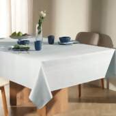 Toalha de Mesa Retangular Karsten Artemis Cinza 1,60mx2,20m
