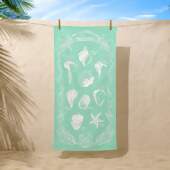 Toalha de Praia Velour Dohler Sea Treasure 76cmx1,52mts