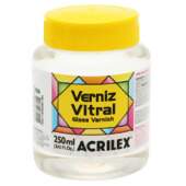 Verniz Acrilex Vitral Incolor Ref.08125 250ml
