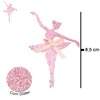 Aplique de EVA com Glitter Bailarina 135209 com 10Und
