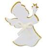 Aplique de EVA com Glitter Anjo Estrela Ouro 1686 com 08 Und