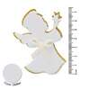 Aplique de EVA com Glitter Anjo Estrela Ouro 1686 com 08 Und