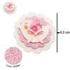 Aplique de EVA com Glitter Tag Passarinho Rosa Ref.135246 com 05 Und FL