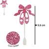 Pic Em EVA com Glitter Sapatilha Rosa 1409 com 10Und FL