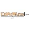 Aplique em MDF Eu Te Amo 1G Ref.11128 23x3,5cm