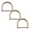 Argola Metal 45mm Dourada Círculo com 6 und