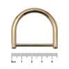 Argola Metal 45mm Dourada Círculo com 6 und