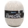 Barbante Supremo Especial Brilho Prata N.04 Cru 1150mts
