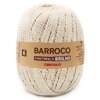 Barbante Barroco Natural Brilho Ouro N.6 400g