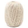Barbante Barroco Natural Brilho Ouro N.6 400g