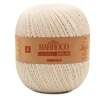 Barbante Barroco Natural Brilho Prata nº4 700g