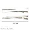 Bico de Pato S.P 7,5cm Prata com 10 Und