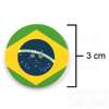 Botão Patchwork We Care About Copa Brasil Ref 1300