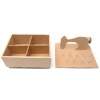Caixa de MDF Máquina de Costura Ref.047 24x19x20cm