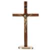 Cruz de Madeira Cilíndrica 26cm de Mesa