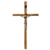 Cruz de Madeira Cilíndrica 35cm de Parede