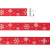 Fita de Cetim Natal Progresso ECF003S N.03 144 Flocos de Neve 10mts 