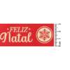 Fita de Cetim Progresso N.07 ECF007H 060 Feliz Natal Vermelho 10mts