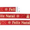 Fita de Cetim Progresso N.03 505 Feliz Natal 10mts