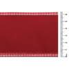 Fita de Natal Cromus 6,3cm 1014258 Juta Vermelho 9,14mts FL