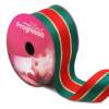 Fita Listrado Natalino Progresso N.09 001 Verde-Vermelho 36mm 10mts