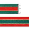 Fita Listrado Natalino Progresso N.09 001 Verde-Vermelho 36mm 10mts