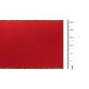 Fita de Natal Progresso Aramada Veludo Vermelho 209 FC003 63mm 10mts