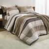 Jogo de Cama Casal King 200 Fios Algodão Karsten Damier 4 Peças