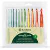 Kit Agulhas de Crochê Aluminio EuroRoma 12 Und