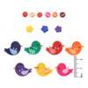 Kit Botão Patchwork Veceli B-054 Passarinho Escuro