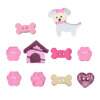 Kit Botão Patchwork Veceli B-068 Pet Rosa