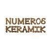 Números Keramik de MDF- Tamanho 1,5cm ( 5 unidades ) FL