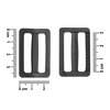 Passador para Fecho Kr 30mm Ref.5012-30 Preto com 100 Und