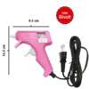 Pistola Para Cola Quente Arte Punto 10W Rosa Bivolt