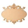Placa de MDF Arabesco Oval 5 Ref.11185 30x25cm