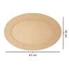 Porta Maternidade de MDF Oval M Ref.349 41x30cm