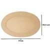 Porta Maternidade de MDF Oval P Ref.350 31x22,5cm
