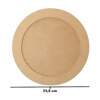 Porta Maternidade de MDF Redondo M Ref.351 33,5cm