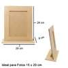 Porta Retrato de MDF com Base Vertical Ref.359 15x20cm
