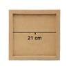 Quadro de MDF Simples Ref.253 21x21cm