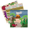 Papel P/Scrapbook Dupla Face Dinossauros Toke e Crie 30,5x30,5cm 1 unidade