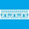 Stencil Litoarte Art Grande Natal STAGN 11x 33cm